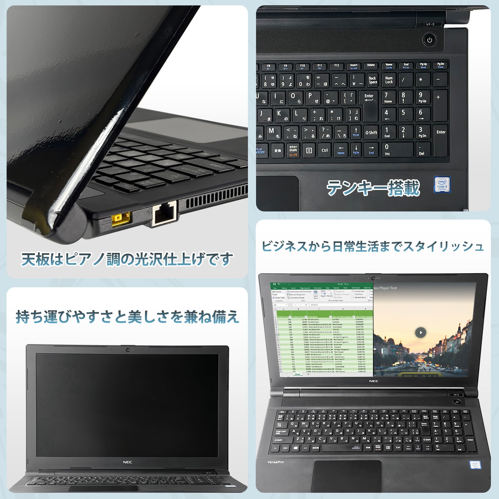 Amazon.co.jp: 【整備済み品】NEC ノートパソコン 中古 VersaPro VRL23